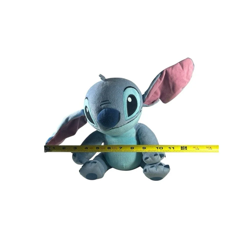 Disney Stitch Plush 12.5” Sitting Lilo & Stitch Blue Stuffed Animal Toy